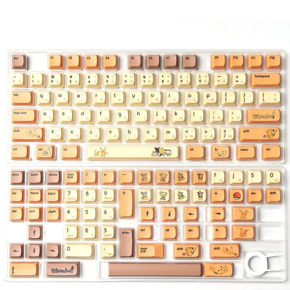 Pikachu - PBT Keycap Set - XDA Profile - 137 Keycaps - Clickeys.nl